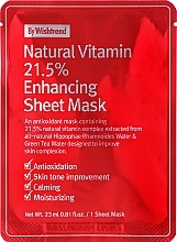 Vitamin Antioxidant Facial Sheet Mask - By Wishtrend Natural Vitamin 21.5% Enhancing Sheet Mask — photo N1