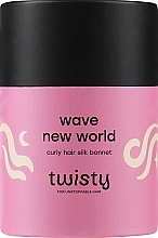 Silk Cap for Curly Hair, powdery-pink - Twisty — photo N2
