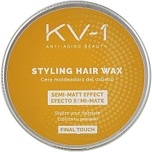 Fragrances, Perfumes, Cosmetics Matte Hair Styling Wax - KV-1 Final Touch Styling Hair Wax