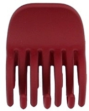 Fragrances, Perfumes, Cosmetics Mini Hair Clip FA-5719, Burgundy - Donegal