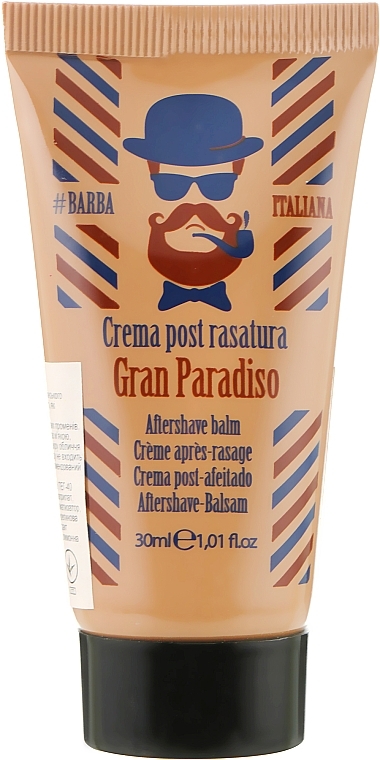 After Shave Cream Balm - Barba Italiana Gran Paradiso — photo N5