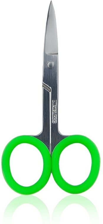 Manicure Scissors "Neon Play", 2223, light green - Donegal — photo N6