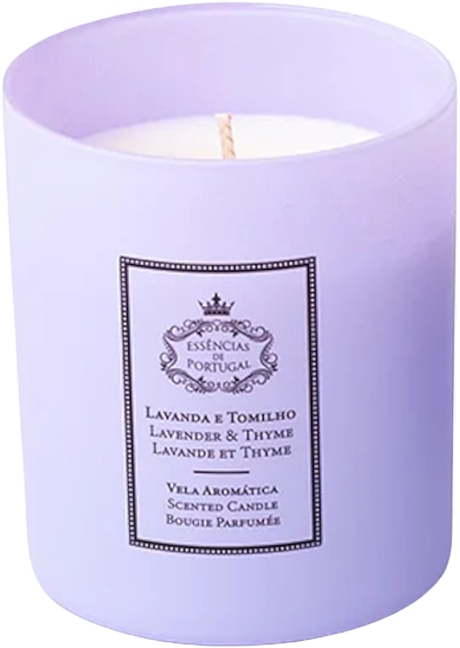 Lavender & Thyme Scented Candle - Essencias De Portugal Lavender & Thyme Scented Candle — photo N1