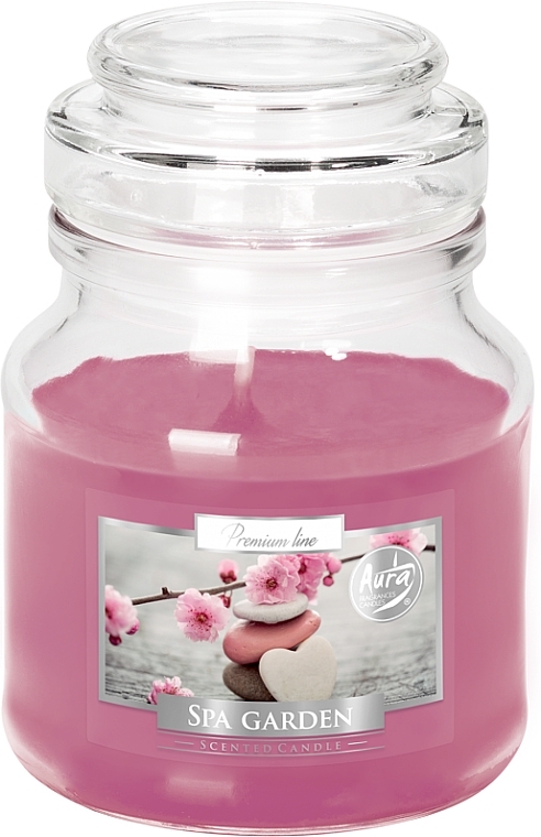 Premium Scented Candle in Jar 'SPA-Garden' - Bispol Premium Line Scented Candle Spa Garden — photo N1