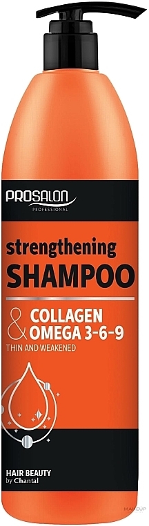 Collagen + Omega 3-6-9 Strengthening Shampoo - Prosalon Basic Care — photo N1