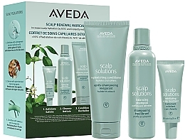 Fragrances, Perfumes, Cosmetics Set - Aveda Scalp Solutions Winter Renewal Set (cond/200ml + shmp/200ml + sc/treatm/25ml)