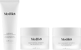 Set - Medik8 The Essential CSA Kit (f/gel/40ml + f/d/cr/40ml + n/f/cr/50ml) — photo N3