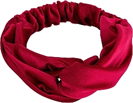 Fragrances, Perfumes, Cosmetics Velour Twist Headband, Red - MakeUp