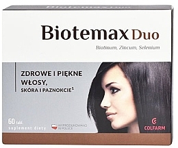 Fragrances, Perfumes, Cosmetics Hair, Nails & Skin Dietary Supplement - Colfarm Biotemax Duo