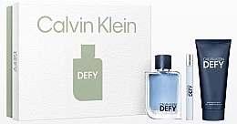 Fragrances, Perfumes, Cosmetics Calvin Klein Defy - Set (edt/100 ml + edt/10 ml + sh/gel/100 ml)