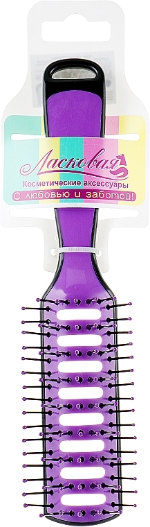 Vented Hair Styling Brush "Bright Colors", lilac - Laskovaya — photo N1