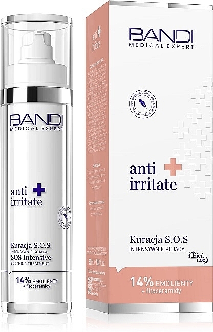 Soothing Face Cream - Bandi Medical Expert Anti Irritate SOS Intensive Soothing Treatment — photo N1