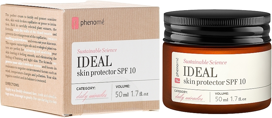 Face Cream - Phenome Ideal Skin Protector Spf 10 — photo N4