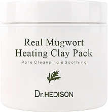 Anti-Blackhead Heating Mugwort Mask - Dr. Hedison Real Mugwort Heating Clau Pack — photo N1