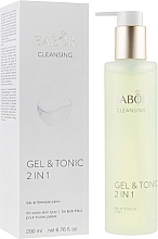 Fragrances, Perfumes, Cosmetics Face Gel Tonic - Babor Cleansing Gel & Tonic 2 in 1 (tester)