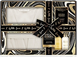 Fragrances, Perfumes, Cosmetics Set - Baylis & Harding Sweet Mandarin & Grapefruit Luxury Gown Gift Set (sh/gel/100 ml + b/lot/100 ml + b/salt/75 g + robe)