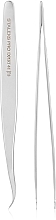 Fragrances, Perfumes, Cosmetics Professional Eyelash Tweezers - Staleks Expert 41 Type 3