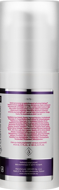 Anti-Wrinkle Peptide Cream - Charmine Rose Salon & SPA Professional Biomimetic Peptide Cream — photo N5