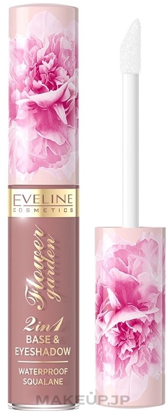 Liquid Eyeshadow - Eveline Cosmetics Flower Garden 2in1 Base & Eyeshadow — photo 01