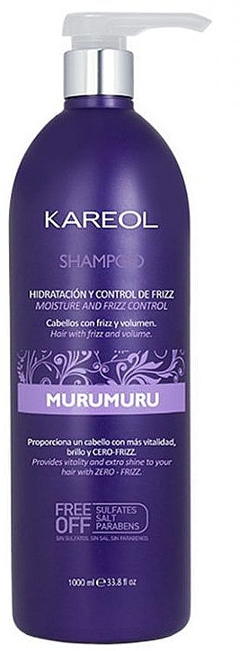 Hydration & Volume Control Shampoo - Kareol Murumuru Moisture And Frizz Control Shampoo — photo N1