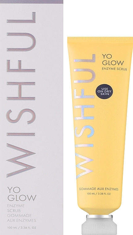 Enzyme Face Scrub - Wishful Yo Glow AHA & BHA Facial Enzyme Scrub — photo N2