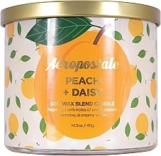 Fragrances, Perfumes, Cosmetics Scented Candle - Aeropostale Peach & Daisy Fine Fragrance Candle