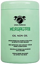 Fragrances, Perfumes, Cosmetics Non-Greasy Conditioner - Linea Italiana Herbactiv Non Greasy Cream Rinse