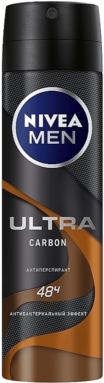 Men Deodorant Antiperspirant Spray - Nivea Men Deodorant Ultra Carbon — photo N1