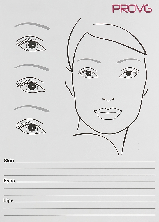 Double-Sided Face Chart - PROVG — photo N1