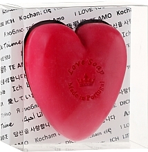 Fragrances, Perfumes, Cosmetics Natural Soap "Heart" in Gift Package - Essencias De Portugal Love Soap Transparent Box
