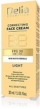 Fragrances, Perfumes, Cosmetics Corrective BB Face Cream SPF30 - Delia Correctibg Face Cream BB