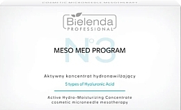 Fragrances, Perfumes, Cosmetics Active Hydrating Concentrate - Bielenda Professional Meso Med Program Active Hydro-Moisturising Concentrate