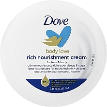 Body Cream "Nourishing" - Dove — photo N3