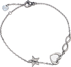 Fragrances, Perfumes, Cosmetics Women's Bracelet, star, heart and infinity, silver - Lolita Accessories