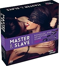 Erotic Game Set, purple - Tease & Please Master & Slave Bondage Game Purple — photo N1