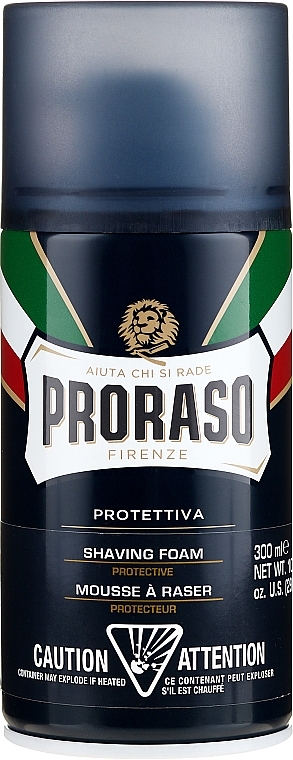 Aloe and Vitamin E Shaving Foam - Proraso Blue Line Shaving Foam — photo N4