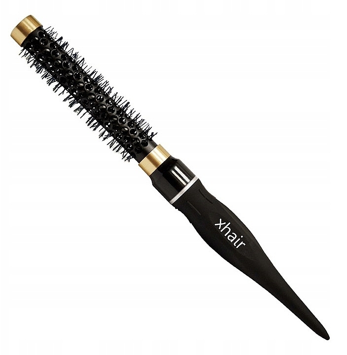 Thermal Gold Hair Styling Brush, round, d15 mm - Xhair — photo N1