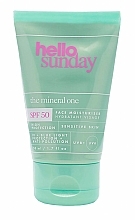 Moisturizing Face Cream - Hello Sunday The Mineral One SPF 50 — photo N1