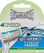 Quattro Essential, 4 pcs - Wilkinson Sword Precision Sensitive Blades  — photo N2