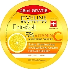 Fragrances, Perfumes, Cosmetics Face & Body Cream - Eveline Cosmetics Extra Soft 5% Vitamin C Niacinamide Complex