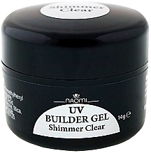 Fragrances, Perfumes, Cosmetics Builder Gel - Naomi UV Builder Gel Shimmer Clear