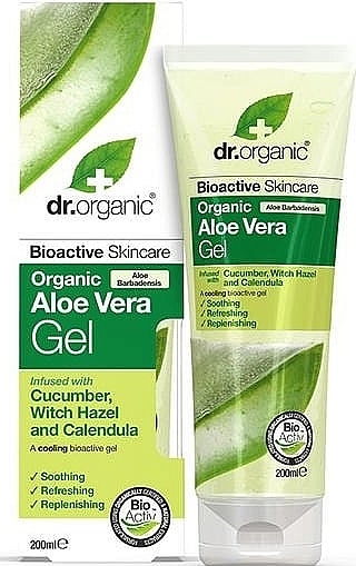 Organic Aloe Vera Gel with Cucumber - Dr. Organic Aloe Vera Gel With Cucumber — photo N1