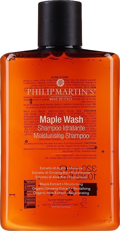 Moisturizing Dry Hair Shampoo - Philip Martin's Maple Wash Hydrating Shampoo — photo N2