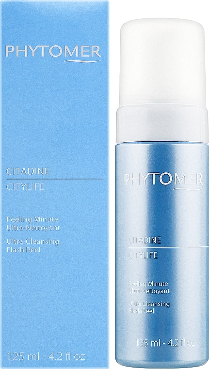 Cleansing Mousse with Enzyme Peeling Effect - Phytomer Citadine Citylife Ultra Cleansing Flash Peel — photo N2