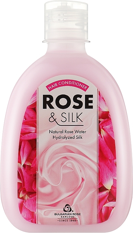 Conditioner - Bulgarian Rose Rose & Silk Hair Conditioner — photo N1