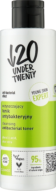 Face Cleansing Antibacterial Toner - Under Twenty Anti! Acne Cleansing Antibacterial Toner — photo N1