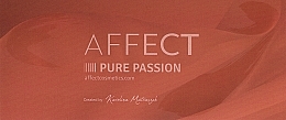 Pressed Eyeshadow Palette - Affect Cosmetics Pure Passion Eyeshadow Palette — photo N2