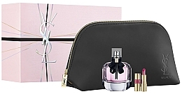 Fragrances, Perfumes, Cosmetics Yves Saint Laurent Mon Paris - Set (edp/90ml + lipstick/1.6g + pouch)