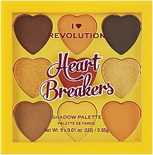 Eyeshadow Palette - I Heart Revolution Heart Breakers Eyeshadow Palette  — photo N2