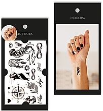 Fragrances, Perfumes, Cosmetics Temporary Tattoo Set 'Sea' - Tattooshka